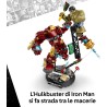 LEGO | 76343 Marvel Battaglia Epica: Hulkbuster vs. The Hulk - Giocattolo dei Supereroi con 2 Action Figure e Minifigure di Iro
