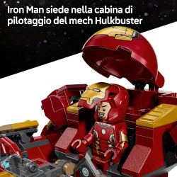 LEGO | 76343 Marvel Battaglia Epica: Hulkbuster vs. The Hulk - Giocattolo dei Supereroi con 2 Action Figure e Minifigure di Iro