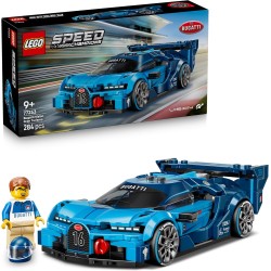LEGO 77253 Speed Champions Super Auto Sportiva Bugatti Vision GT - Modello di Macchina Giocattolo con Minifigure da Collezione