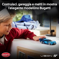 LEGO 77253 Speed Champions Super Auto Sportiva Bugatti Vision GT - Modello di Macchina Giocattolo con Minifigure da Collezione