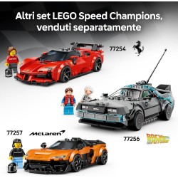 LEGO 77253 Speed Champions Super Auto Sportiva Bugatti Vision GT - Modello di Macchina Giocattolo con Minifigure da Collezione