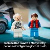 LEGO 77256 Speed Champions Macchina del Tempo di Ritorno al Futuro Giocattolo - Kit Modellino di Auto con Minifigure di Doc Bro