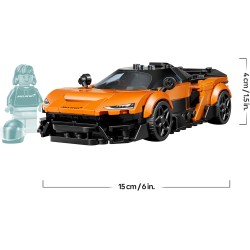 LEGO 77257 Speed Champions McLaren W1 Macchina Giocattolo - Modello di Auto con Minifigure da Collezione del Pilota
