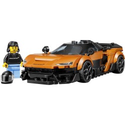 LEGO 77257 Speed Champions McLaren W1 Macchina Giocattolo - Modello di Auto con Minifigure da Collezione del Pilota