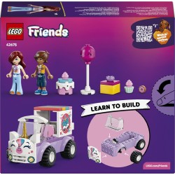 LEGO Friends 42675 Auto-Unicorno per la Consegna di Torte - Gioco Didattico per la Motricità Fine con 2 Mini Bamboline e Access