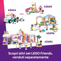 LEGO Friends 42675 Auto-Unicorno per la Consegna di Torte - Gioco Didattico per la Motricità Fine con 2 Mini Bamboline e Access