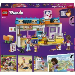 LEGO Friends 42677 Il Forno dei Biscottini per Cani - Negozio Giocattolo con 2 Mini Bamboline, 4 Animali, Trasportino, Cibo e A