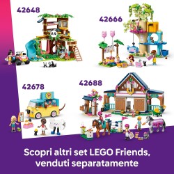 LEGO Friends 42677 Il Forno dei Biscottini per Cani - Negozio Giocattolo con 2 Mini Bamboline, 4 Animali, Trasportino, Cibo e A