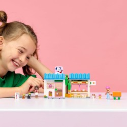 LEGO Friends 42677 Il Forno dei Biscottini per Cani - Negozio Giocattolo con 2 Mini Bamboline, 4 Animali, Trasportino, Cibo e A