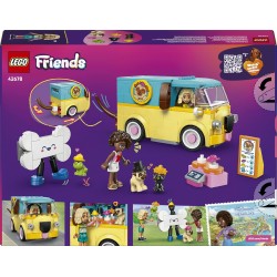LEGO Friends 42678 Furgone di Accessori per Animali Giocattolo - Set con Veicolo, 2 Mini Bamboline e Figure di Cane, Gatto e Ra