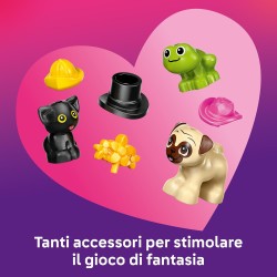 LEGO Friends 42678 Furgone di Accessori per Animali Giocattolo - Set con Veicolo, 2 Mini Bamboline e Figure di Cane, Gatto e Ra