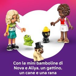 LEGO Friends 42678 Furgone di Accessori per Animali Giocattolo - Set con Veicolo, 2 Mini Bamboline e Figure di Cane, Gatto e Ra