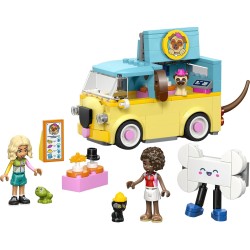 LEGO Friends 42678 Furgone di Accessori per Animali Giocattolo - Set con Veicolo, 2 Mini Bamboline e Figure di Cane, Gatto e Ra