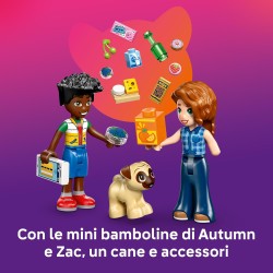LEGO Friends 42680 Minimarket di Heartlake City - Negozio Giocattolo con 2 Mini Bamboline, Cane, Registratore di Cassa, Accesso
