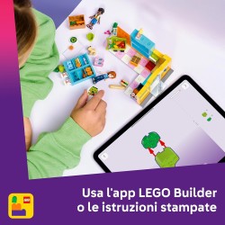 LEGO Friends 42680 Minimarket di Heartlake City - Negozio Giocattolo con 2 Mini Bamboline, Cane, Registratore di Cassa, Accesso