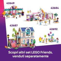 LEGO Friends 42680 Minimarket di Heartlake City - Negozio Giocattolo con 2 Mini Bamboline, Cane, Registratore di Cassa, Accesso