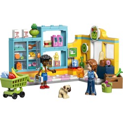 LEGO Friends 42680 Minimarket di Heartlake City - Negozio Giocattolo con 2 Mini Bamboline, Cane, Registratore di Cassa, Accesso