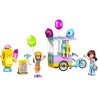 LEGO Friends 42692 Bancarella dei Gelati con Palloncini - Negozio Giocattolo con Bici, 2 Mini Bamboline, Accessori, Cibo e Masc