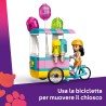 LEGO Friends 42692 Bancarella dei Gelati con Palloncini - Negozio Giocattolo con Bici, 2 Mini Bamboline, Accessori, Cibo e Masc