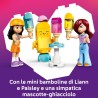 LEGO Friends 42692 Bancarella dei Gelati con Palloncini - Negozio Giocattolo con Bici, 2 Mini Bamboline, Accessori, Cibo e Masc