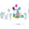 LEGO Friends 42692 Bancarella dei Gelati con Palloncini - Negozio Giocattolo con Bici, 2 Mini Bamboline, Accessori, Cibo e Masc