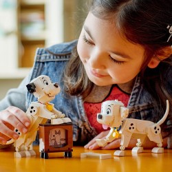 LEGO ǀ 43271 Disney Pongo e Peggy - La Carica dei Cento e Uno - Animali Giocattolo per il Gioco e l Esposizione - Figure con Te