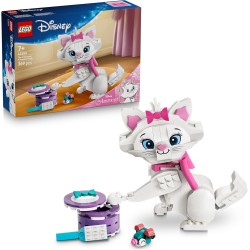 LEGO | 43286 Disney Adorabile Minou de Gli Aristogatti - Gatto Giocattolo con Accessori, incluso un Fiocco in Tessuto - Decoraz