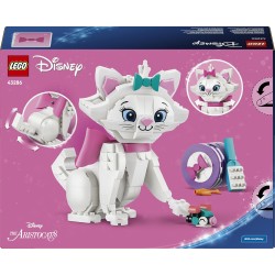 LEGO | 43286 Disney Adorabile Minou de Gli Aristogatti - Gatto Giocattolo con Accessori, incluso un Fiocco in Tessuto - Decoraz