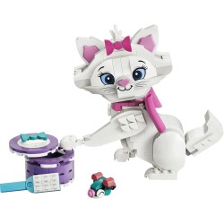 LEGO | 43286 Disney Adorabile Minou de Gli Aristogatti - Gatto Giocattolo con Accessori, incluso un Fiocco in Tessuto - Decoraz