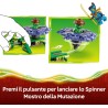 LEGO NINJAGO 71849 Nya Contro Spinner Mostro della Mutazione - Giocattolo Ninja Rotante con Lanciatore, Trottola da Combattimen