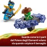 LEGO NINJAGO 71849 Nya Contro Spinner Mostro della Mutazione - Giocattolo Ninja Rotante con Lanciatore, Trottola da Combattimen