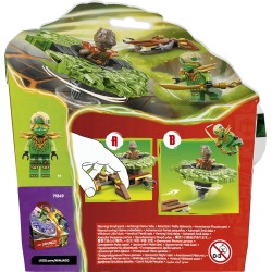 LEGO NINJAGO 71850 Lloyd Contro Spinner Mostro della Terra - Giocattolo Ninja Rotante con Lanciatore, Trottola da Combattimento