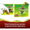 LEGO NINJAGO 71850 Lloyd Contro Spinner Mostro della Terra - Giocattolo Ninja Rotante con Lanciatore, Trottola da Combattimento