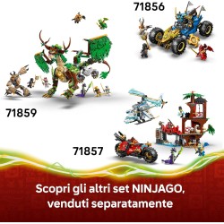 LEGO NINJAGO 71851 Battle Pack Mech Drago di Kai - Action Figure Giocattolo con 3 Minifigure e Katana Ninja