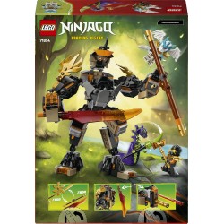 LEGO NINJAGO 71854 Mech della Missione di Cole e Drago Zane - Giocattolo Ninja con Action Figure, 3 Minifigure e Spade