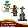 LEGO NINJAGO 71854 Mech della Missione di Cole e Drago Zane - Giocattolo Ninja con Action Figure, 3 Minifigure e Spade