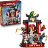 LEGO NINJAGO 71866 Display Personaggi Ninja – 15° Anniversario – Kit di Modellismo con Porta del Monastero, 8 Minifigure da Col