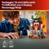 LEGO NINJAGO 71866 Display Personaggi Ninja – 15° Anniversario – Kit di Modellismo con Porta del Monastero, 8 Minifigure da Col