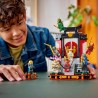 LEGO NINJAGO 71866 Display Personaggi Ninja – 15° Anniversario – Kit di Modellismo con Porta del Monastero, 8 Minifigure da Col