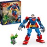 LEGO 76302 DC Mech di Superman Contro Lex Luthor - Action Figure Giocattolo del Supereroe Snodabile con 2 Minifigure