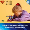 LEGO 76302 DC Mech di Superman Contro Lex Luthor - Action Figure Giocattolo del Supereroe Snodabile con 2 Minifigure