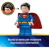 LEGO 76302 DC Mech di Superman Contro Lex Luthor - Action Figure Giocattolo del Supereroe Snodabile con 2 Minifigure