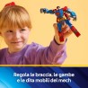 LEGO 76302 DC Mech di Superman Contro Lex Luthor - Action Figure Giocattolo del Supereroe Snodabile con 2 Minifigure