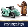 LEGO 76459 Harry Potter Fuga da Privet Drive di Hagrid e Harry - Moto Giocattolo con 4 Minifigure incl. 2 Mangiamorte e una Sce