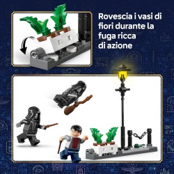 LEGO 76459 Harry Potter Fuga da Privet Drive di Hagrid e Harry - Moto Giocattolo con 4 Minifigure incl. 2 Mangiamorte e una Sce