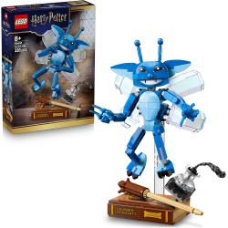 LEGO 76461 Harry Potter Folletto della Cornovaglia Giocattolo - Action Figure Decorativa per Cameretta o Scrivania con Libro e 