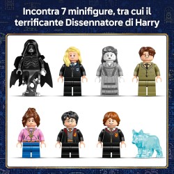 LEGO 76463 Harry Potter Castello di Hogwarts: Ala dell’Infermeria Giocattolo - Kit di Modellismo Fai da Te con 7 Minifigure tra