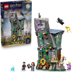 LEGO 76467 Harry Potter La Casa di Luna Lovegood Giocattolo - Modellino in Miniatura con Mattoncino Luminoso e 5 Minifigure - D