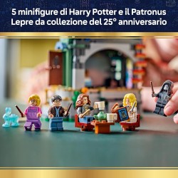 LEGO 76467 Harry Potter La Casa di Luna Lovegood Giocattolo - Modellino in Miniatura con Mattoncino Luminoso e 5 Minifigure - D