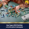 LEGO 76467 Harry Potter La Casa di Luna Lovegood Giocattolo - Modellino in Miniatura con Mattoncino Luminoso e 5 Minifigure - D